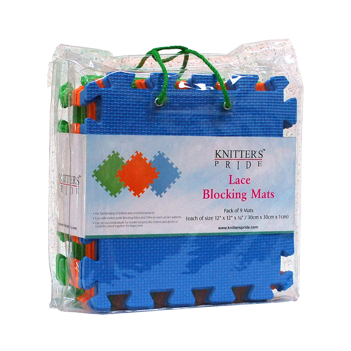 Multicolour Knitters Pride Lace Blocking Mats 8.89x30.48x30.48 cm Acrylic 